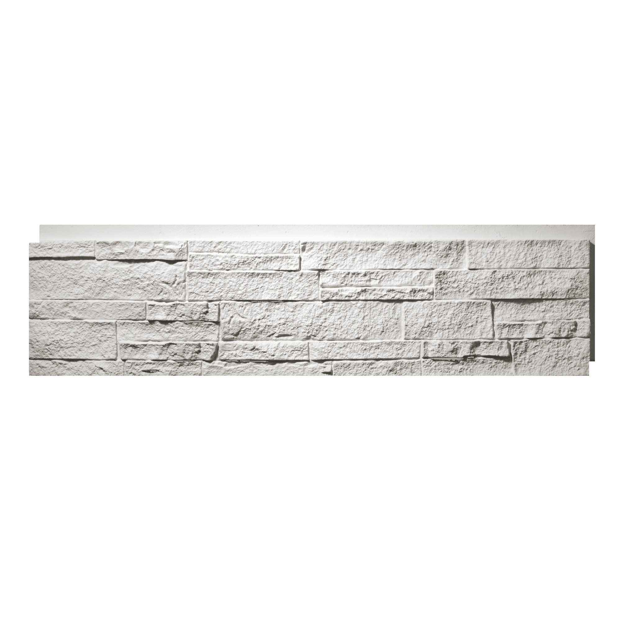 Panneau mural en polyuréthane blanc métropolitain 122 x 33 cm