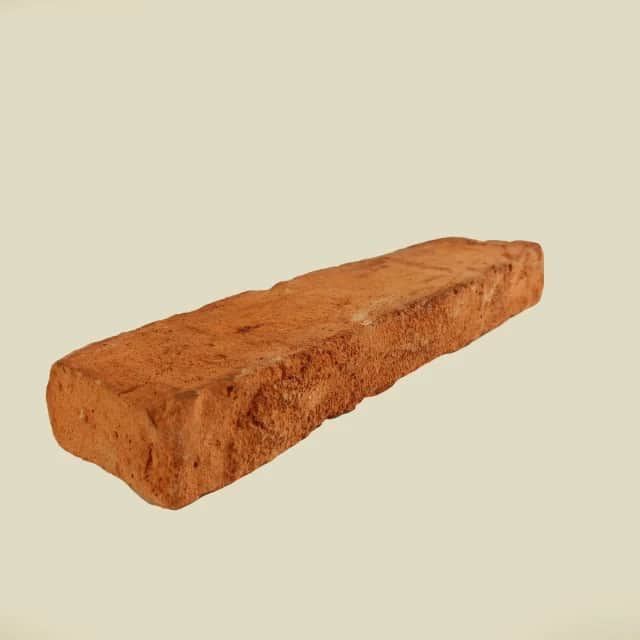 Brique de terrasse ancienne moyenne « naturelle » – L : 6.5 cm x H : 27 cm x Ep : 3.5 cm