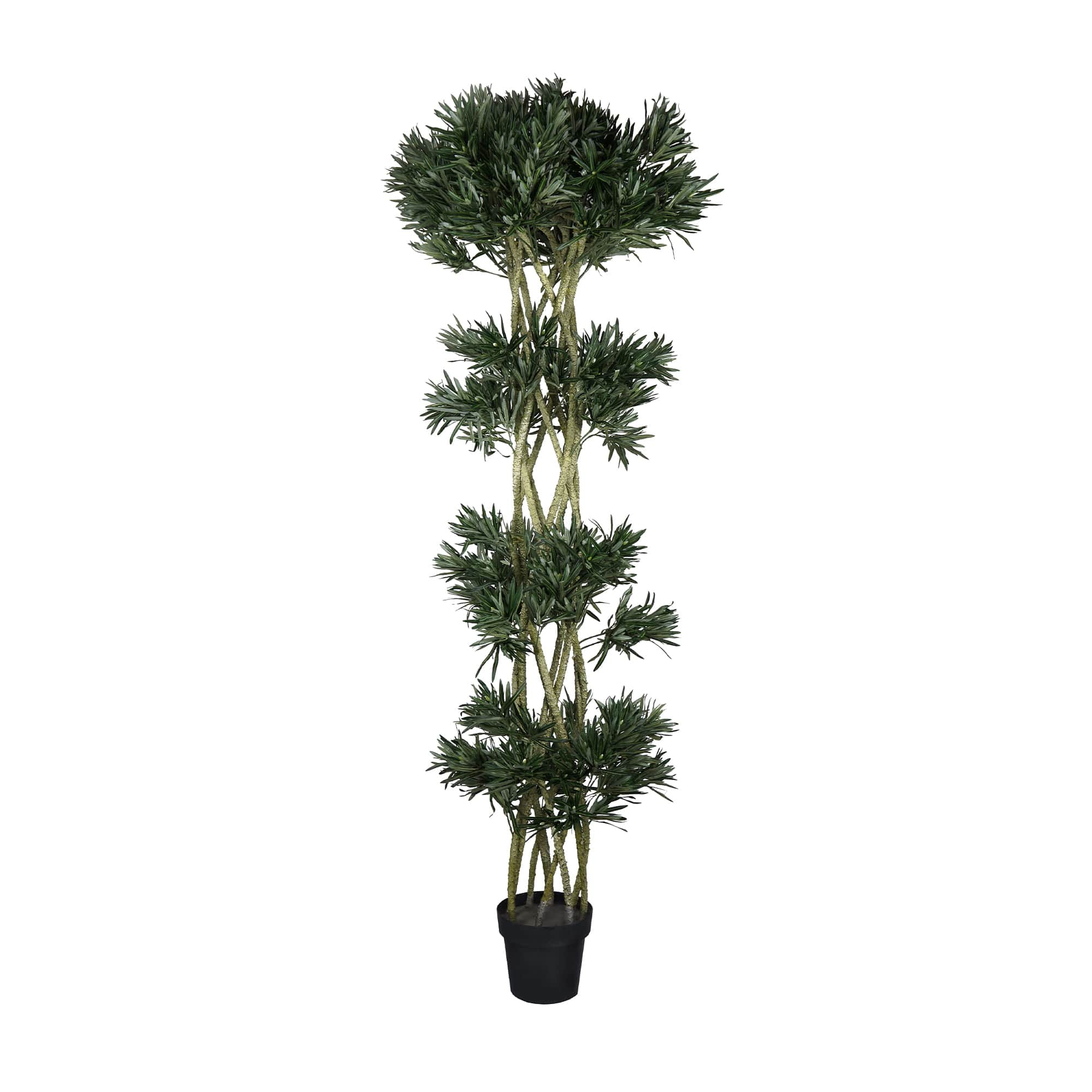 Arbre décoratif artificiel en pot de Laurier-Rose de 180 cm – Green Designers