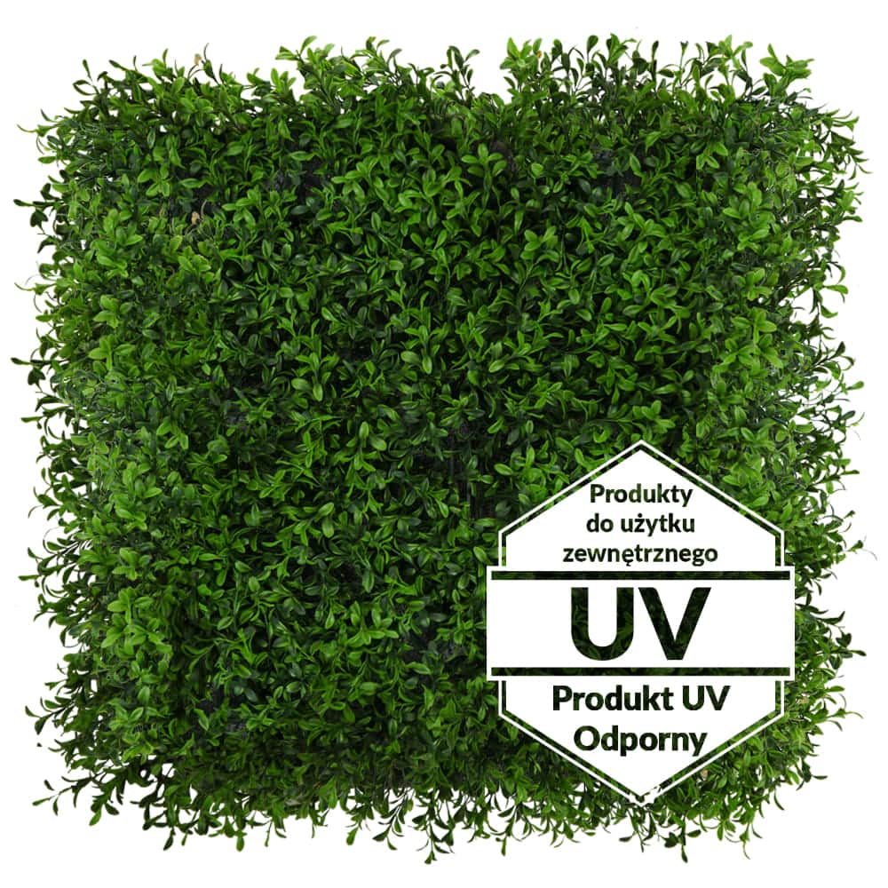 Tapis UV Buis artificiel vert 50x50cm