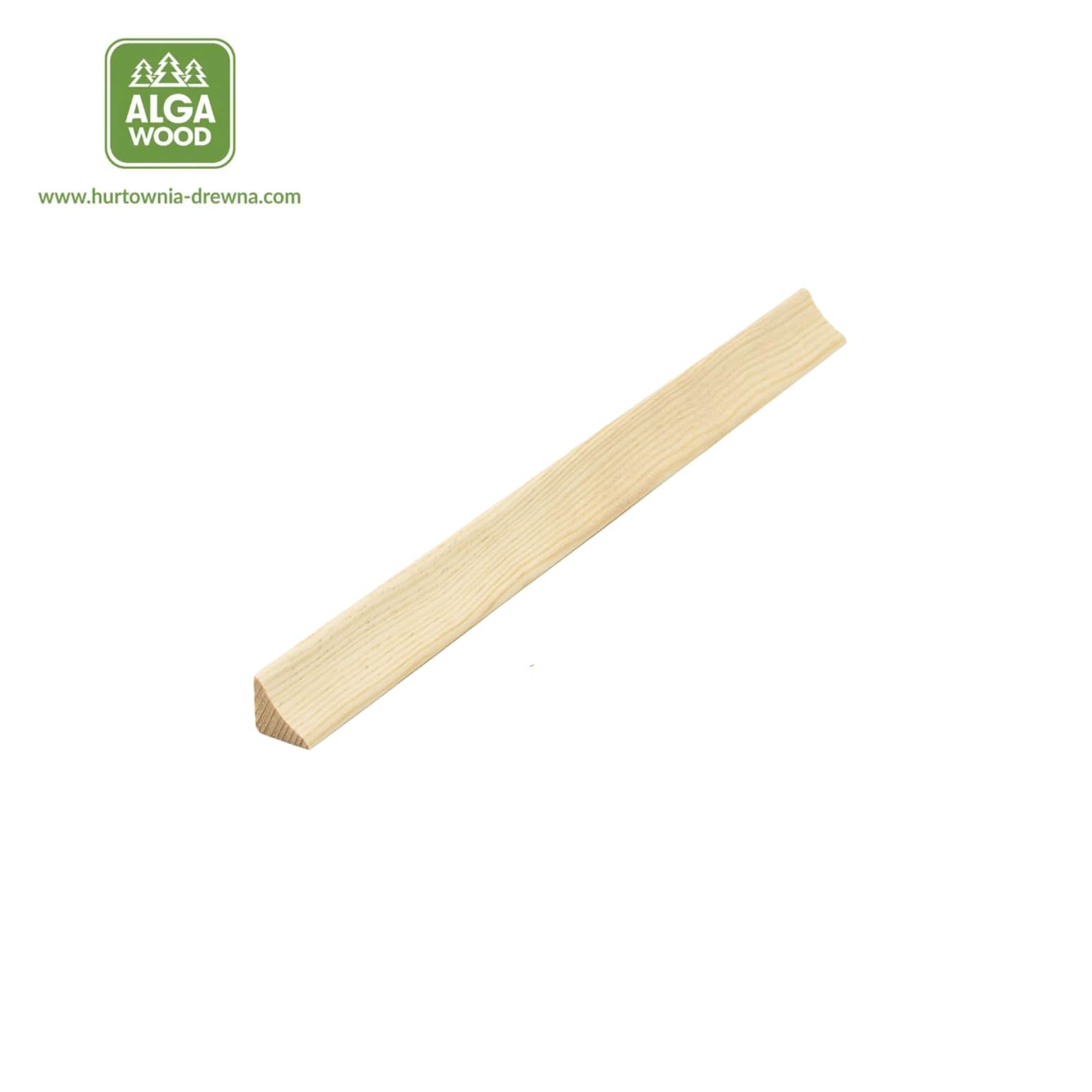 25×25 Quart de rond concave en pin