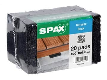 SPAX Patin pour solives – 8x100x100mm