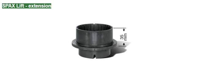 SPAX Lift – extension – Adaptateur Extension 35mm 8 pcs.