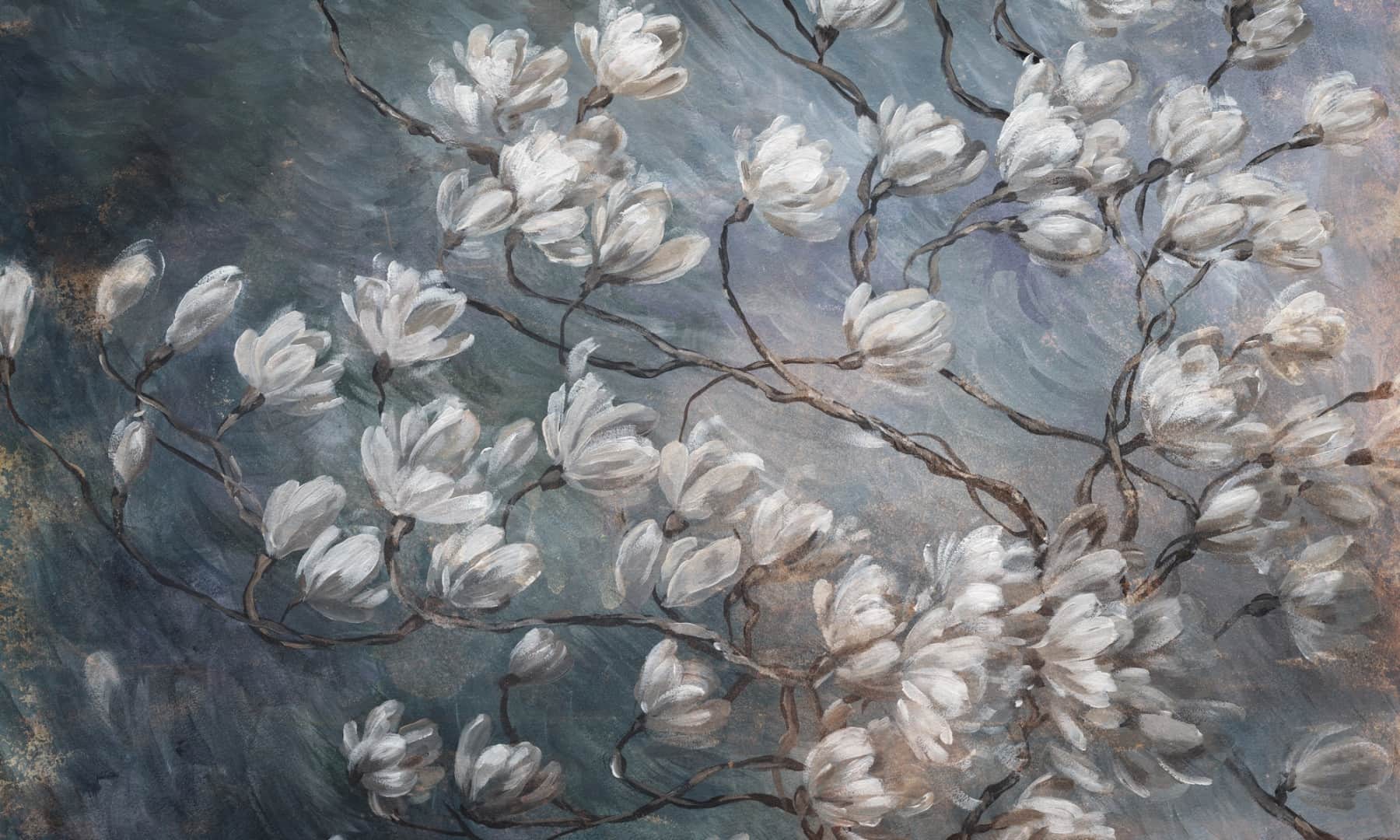 Papier peint Blue magnolia – Rauv