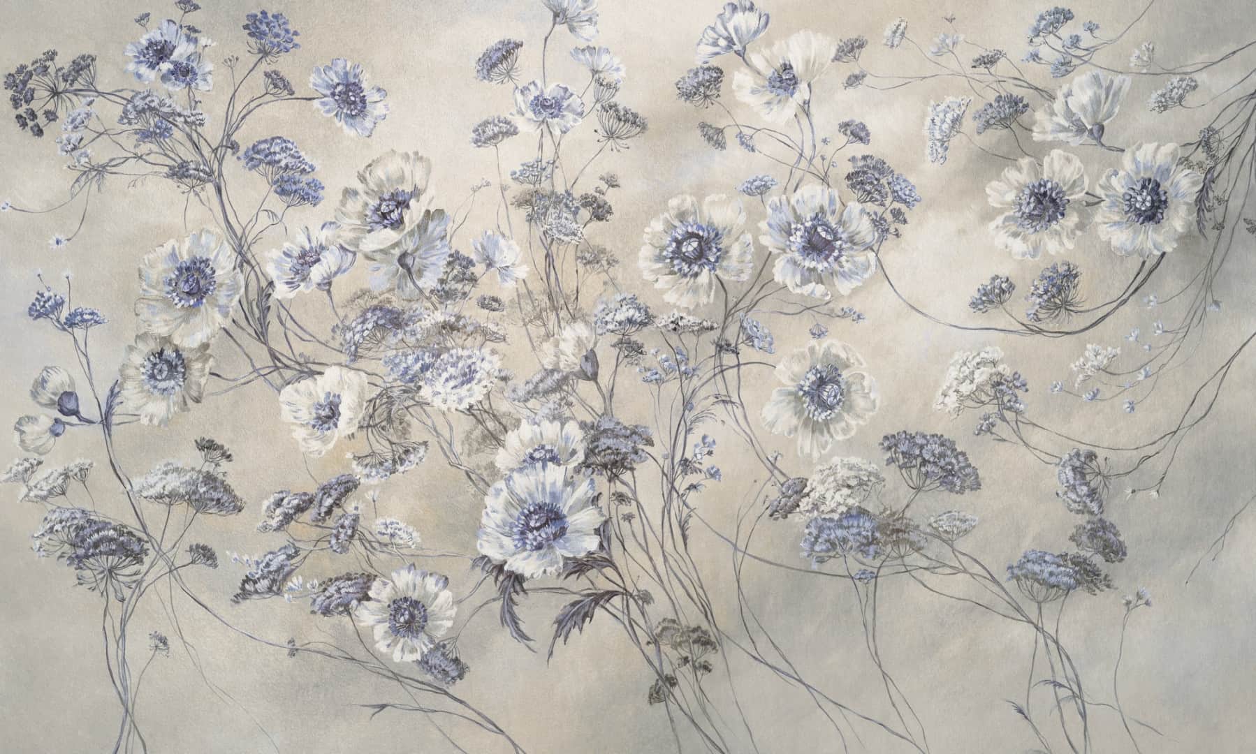 Papier peint Floral whimsy 2