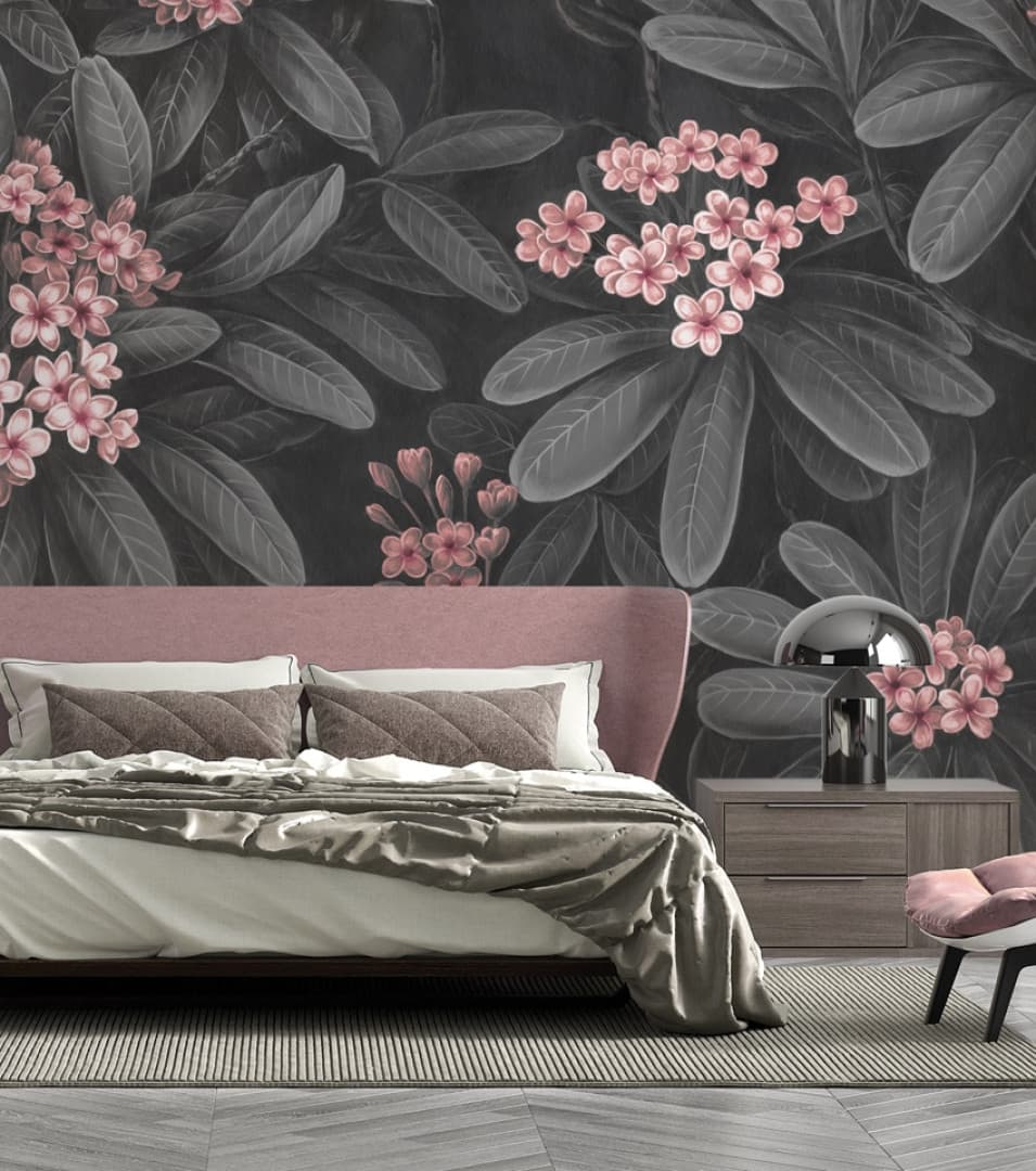 Papier peint Frangipani 2
