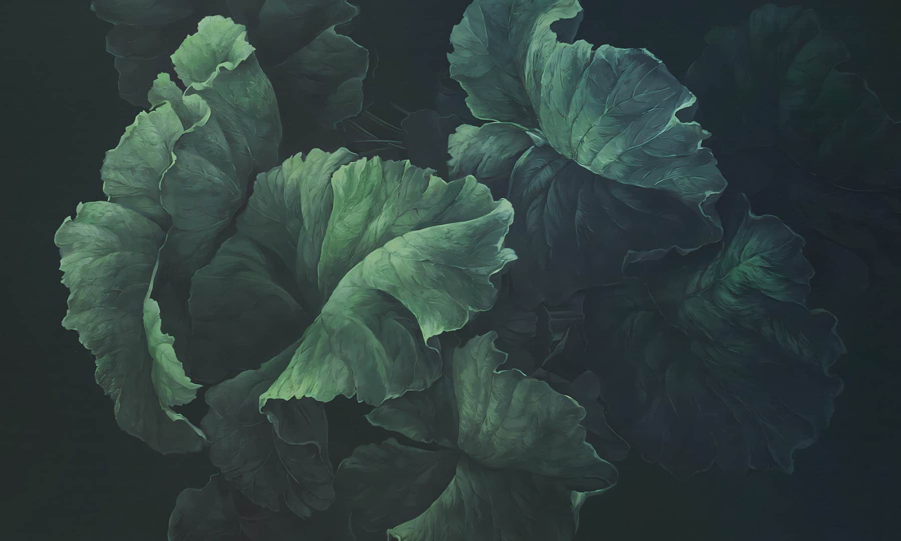 Papier peint Green lush