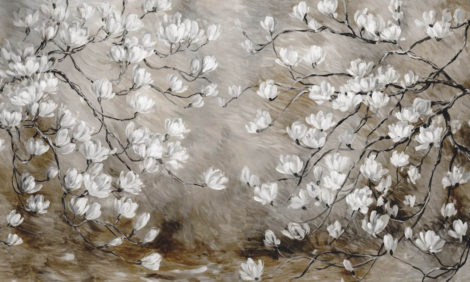 Papier peint Magnolia grace
