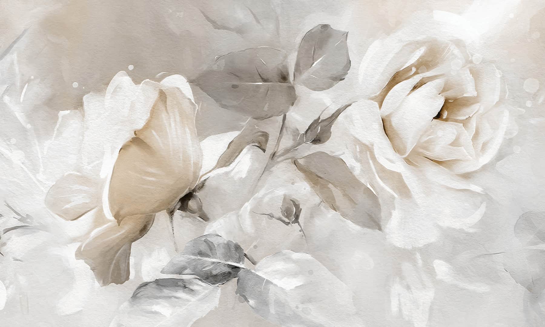 Papier peint Powdery rose