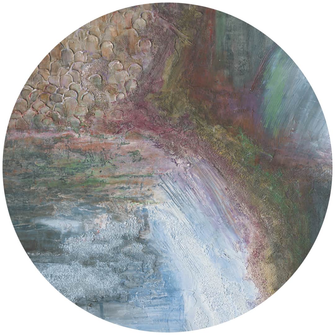 Papier peint cercle Aurora Mist 3 – Rauv