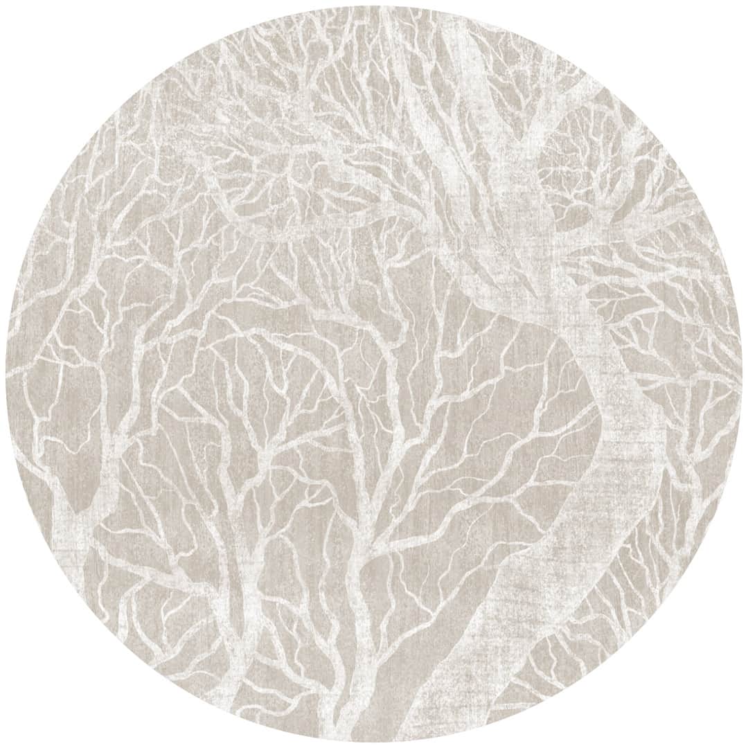 Papier peint cercle Frozen Canopy