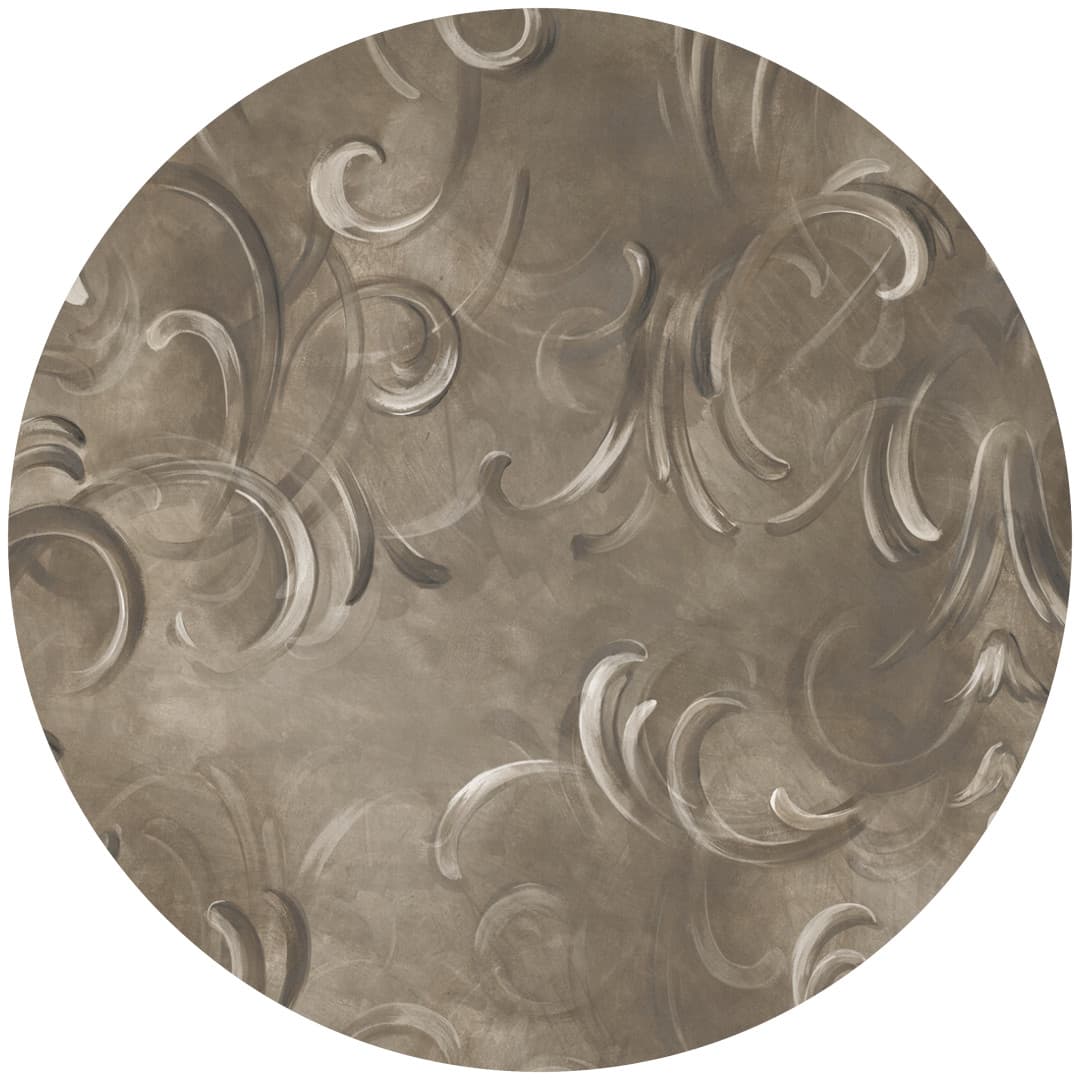 Papier peint cercle Old Ornaments – Rauv