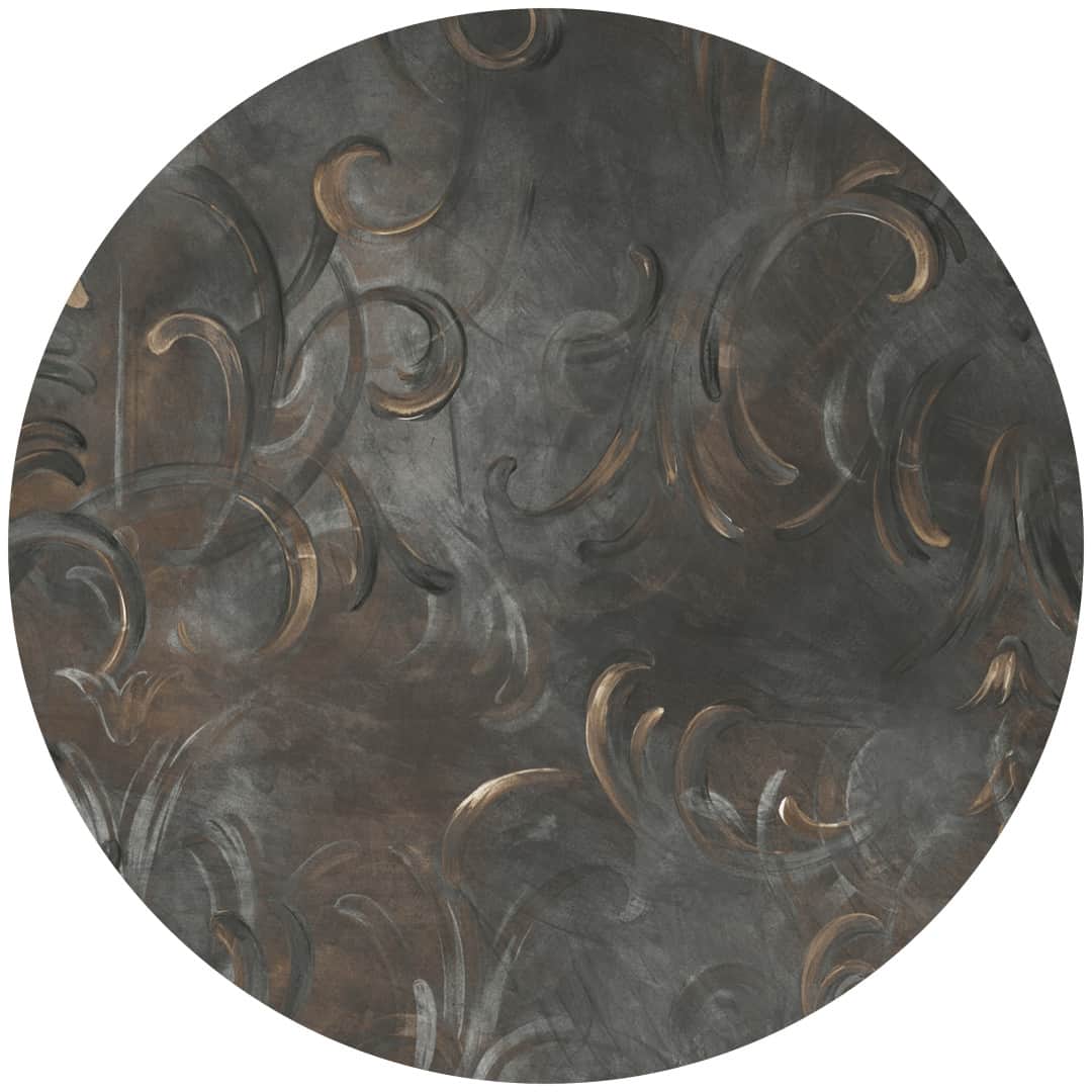 Papier peint cercle Old Ornaments 4 – Rauv