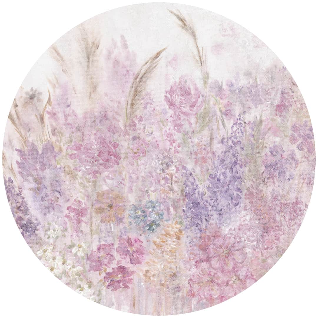 Papier peint cercle Passion Flowers 4 – Rauv