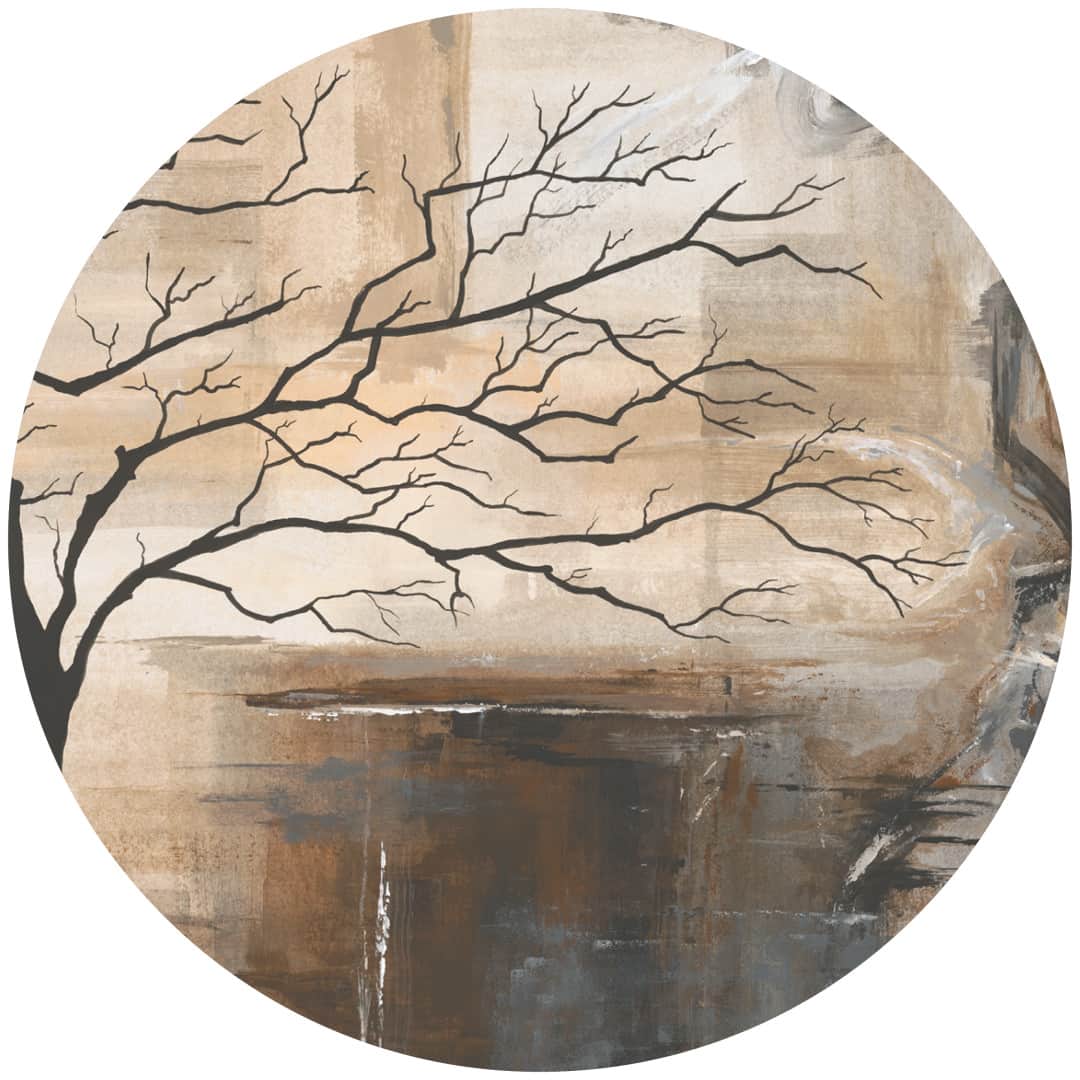 Papier peint cercle Shadow Crown – Rauv