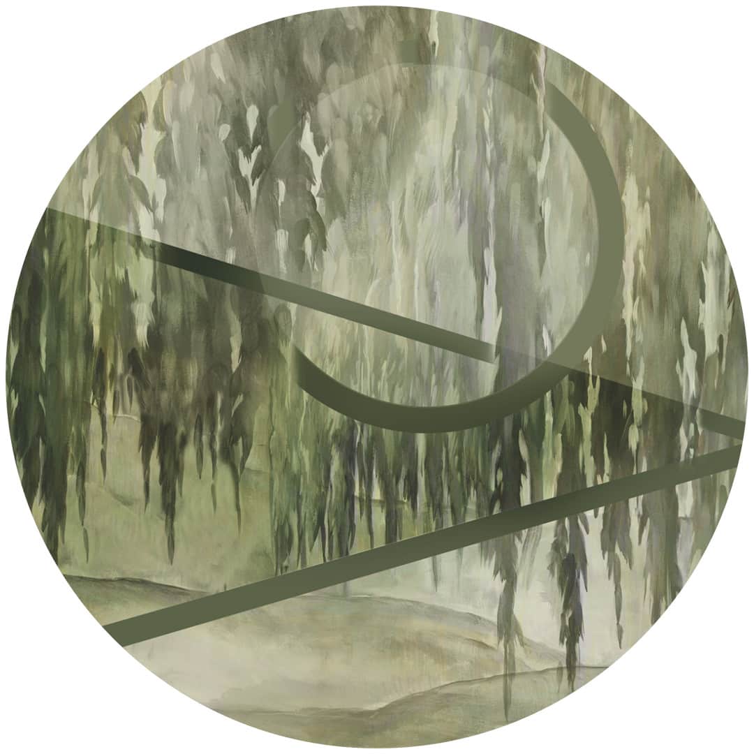 Papier peint cercle Willow 3 – Rauv