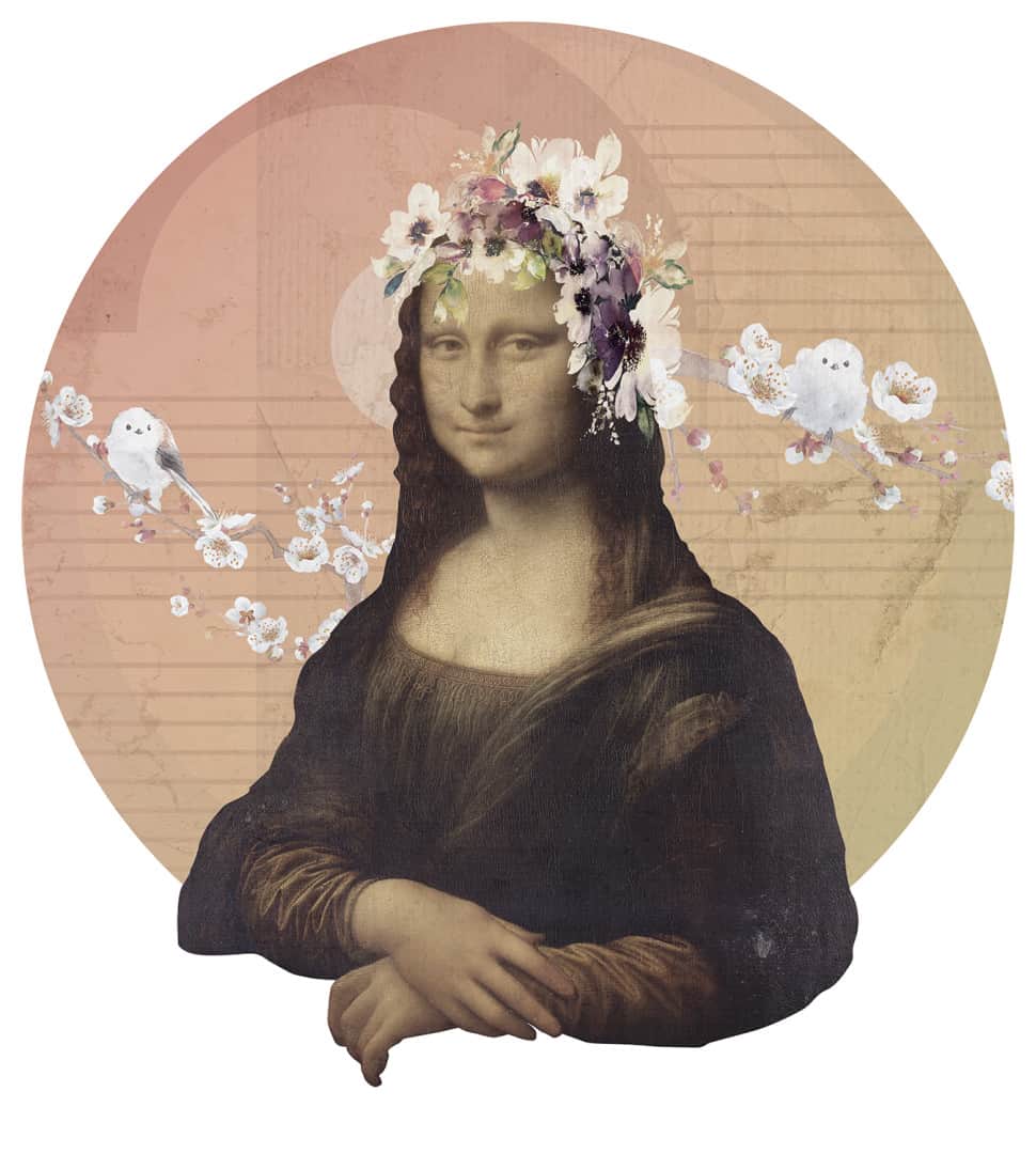 Papier peint Sticker mural Monalisa