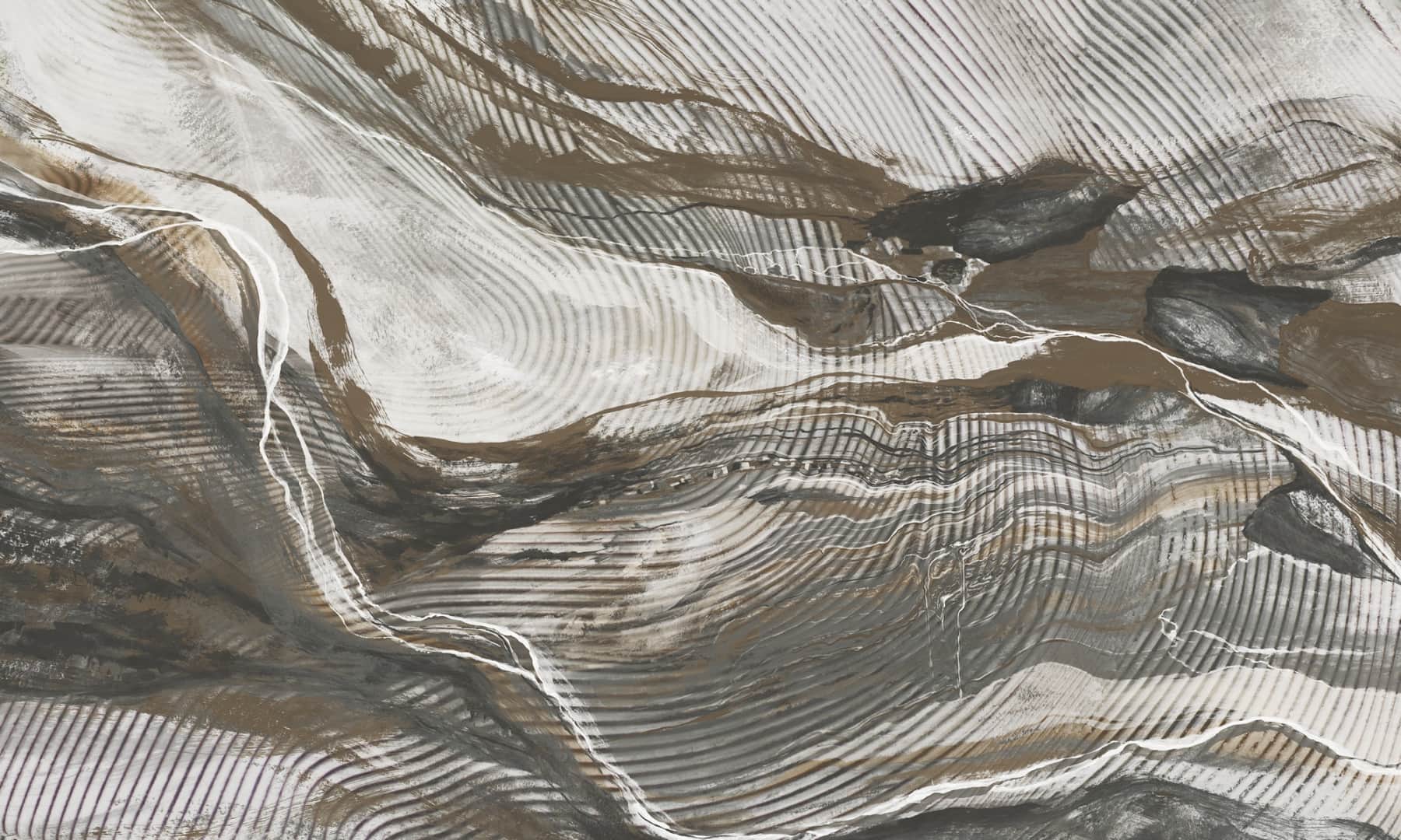 Papier peint Wavy Lines