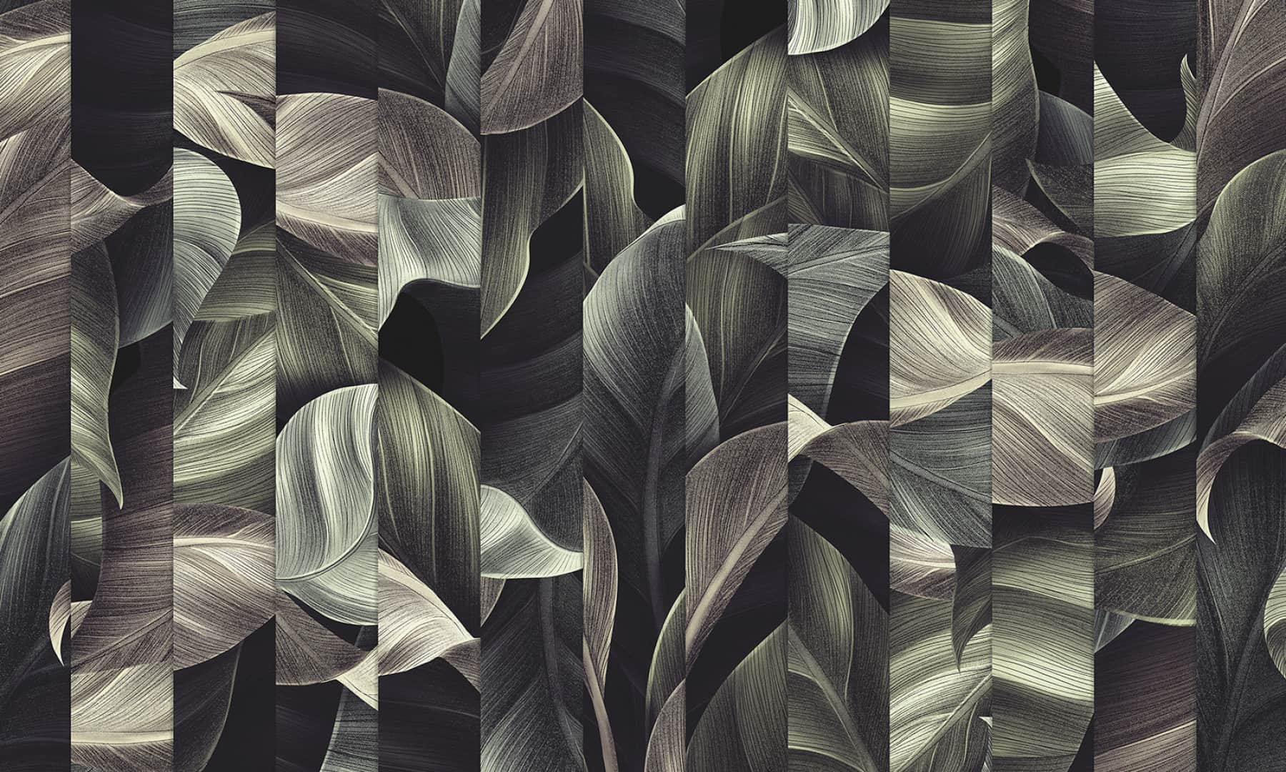 Papier peint Tropical overview