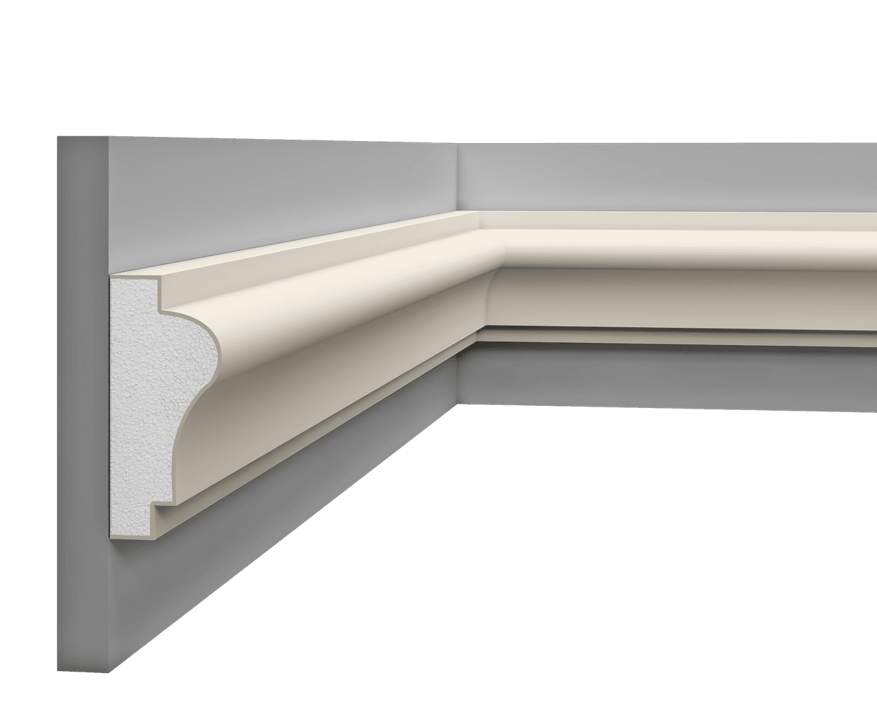 Moulure multifonctionnelle en polystyrène – D9ML259