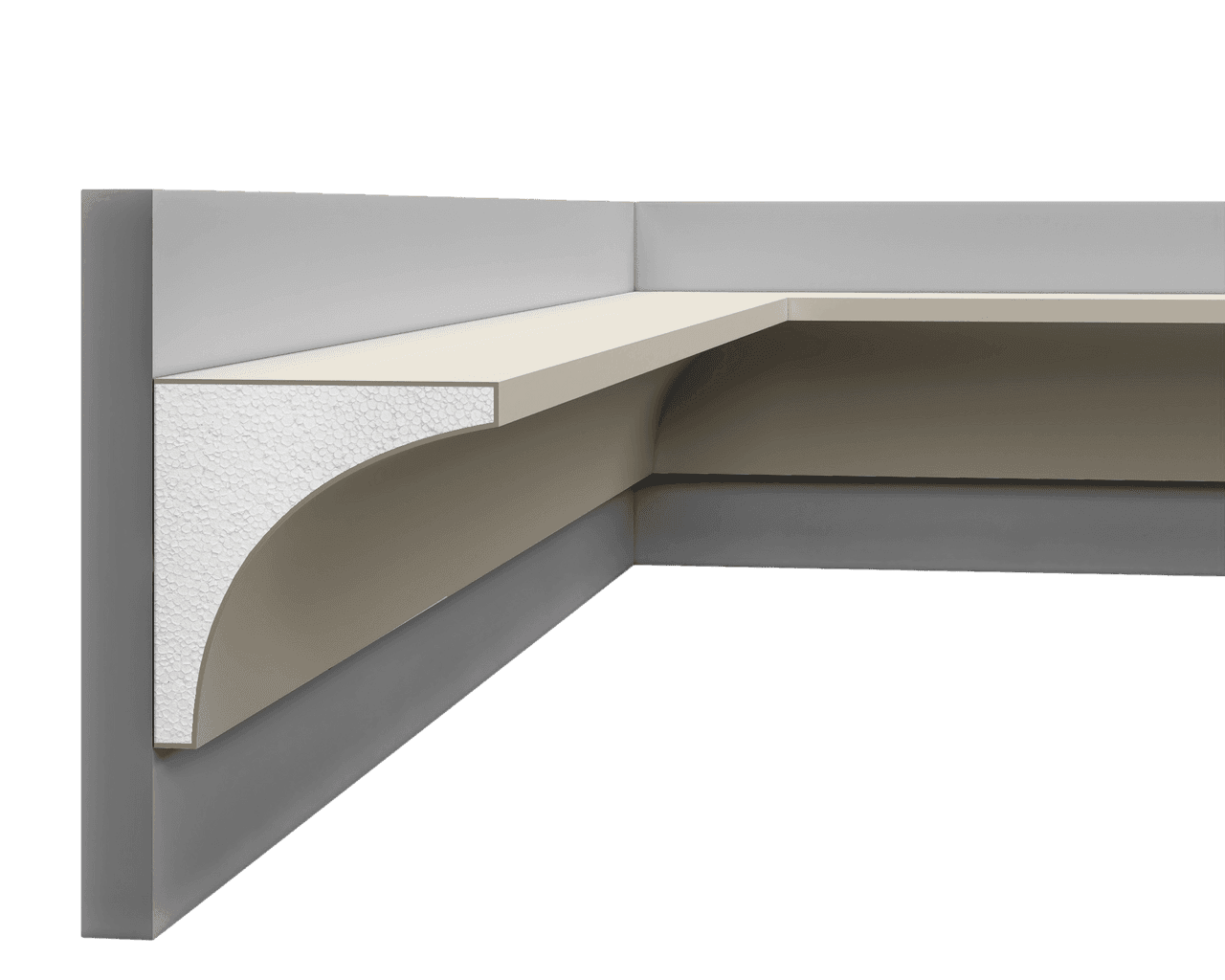 Corniche en polystyrène – D9CR120