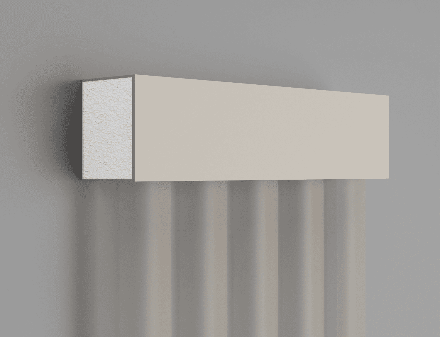 Profilé pour panneaux 3D en polystyrène – D9PA141P