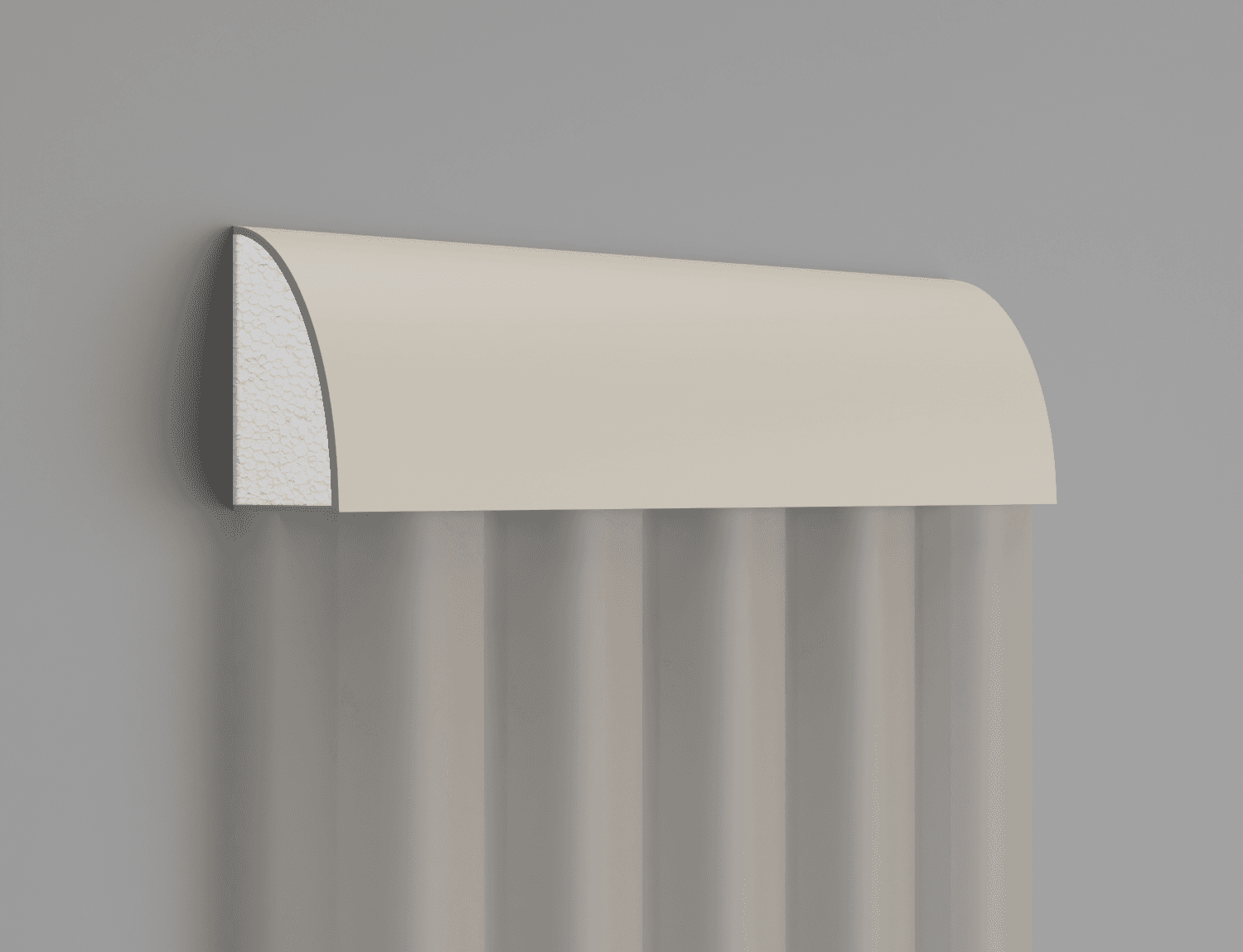 Profilé pour panneaux 3D en polystyrène – D9PA142P