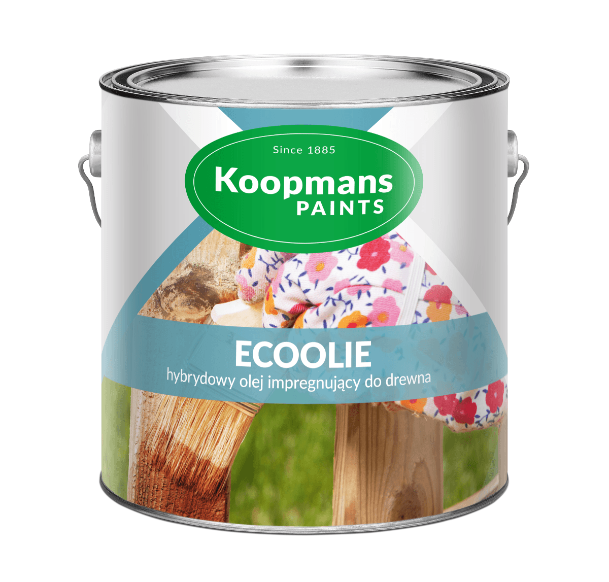 Koopmans Ecoolie 2,5L – Colorants spéciaux – Huile d'imprégnation hydrosoluble pour bois – AlgaWood