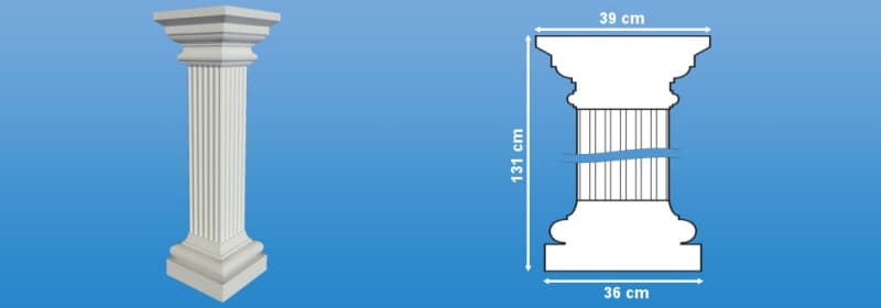 Colonne décorative K4