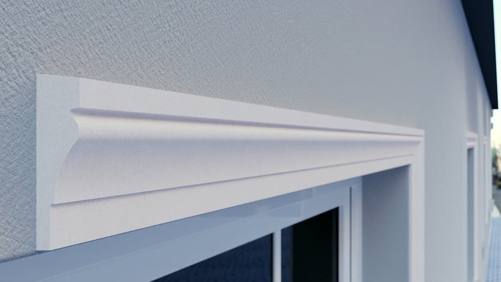 Moulure de fenêtre : design extrêmement fin