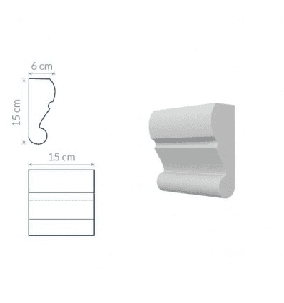 Support décoratif W2 : design moderne
