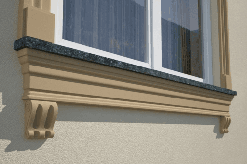 Support décoratif : forme en S stylisée